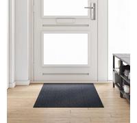 Carpet Runner Anthracite Fabric 80x200 cm Non-Slip Needle-Felt Grey Machine-wash