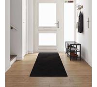 Carpet Runner Black 80 x 500 cm 100% Polypropylene Tuft
