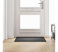 vidaXL Carpet Runner Dark Grey 100 x 100 cm 100% Polypropylene, Stylish Hallway Runner, Modern Indoor Carpet, Non-Slip Design, Textured Rug for Entryway, Polypropylene Flooring