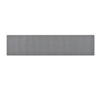Carpet Runner Dark Grey 80x400 cm 100% Polypropylene Non-Slip Hallway Modern UK