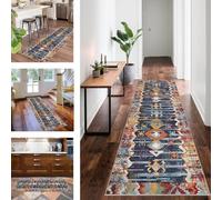 Carpet Runner for Hallway Long Kitchen Runners Non Slip Washable Corridor Rug Runner 110 x 280 cm Heavy-Duty Absorbent Area Rugs Door Mats Carpet Floor Mat Hall Runner Rug for Entryway Bedroom Stair