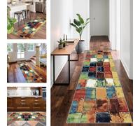 Carpet Runner for Hallway Long Kitchen Runners Non Slip Washable Corridor Rug Runner 110 x 280 cm Heavy-Duty Absorbent Area Rugs Door Mats Carpet Floor Mat Hall Runner Rug for Entryway Bedroom Stair