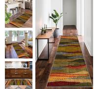 Carpet Runner for Hallway Long Kitchen Runners Non Slip Washable Corridor Rug Runner 110 x 280 cm Heavy-Duty Absorbent Area Rugs Door Mats Carpet Floor Mat Hall Runner Rug for Entryway Bedroom Stair