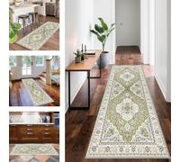 Carpet Runner for Hallway Long Kitchen Runners Non Slip Washable Corridor Rug Runner 110 x 280 cm Heavy-Duty Absorbent Area Rugs Door Mats Carpet Floor Mat Hall Runner Rug for Entryway Bedroom Stair