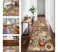 Carpet Runner for Hallway Long Kitchen Runners Non Slip Washable Corridor Rug Runner 110 x 280 cm Heavy-Duty Absorbent Area Rugs Door Mats Carpet Floor Mat Hall Runner Rug for Entryway Bedroom Stair