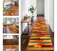 Carpet Runner for Hallway Long Kitchen Runners Non Slip Washable Corridor Rug Runner 110 x 280 cm Heavy-Duty Absorbent Area Rugs Door Mats Carpet Floor Mat Hall Runner Rug for Entryway Bedroom Stair
