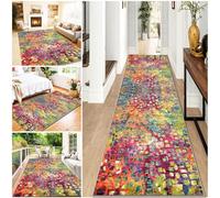 Carpet Runner for Hallway Non Slip Long Kitchen Runner Rug 110 x 280 cm Washable Hallway Hall Runner Heavy-Duty Absorbent Area Rugs Door Mats Heavy-Duty Absorbent Area Rugs Door Mats Runner Rug