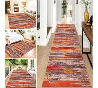 Carpet Runner for Hallway Non Slip Long Kitchen Runner Rug 110 x 280 cm Washable Hallway Hall Runner Heavy-Duty Absorbent Area Rugs Door Mats Heavy-Duty Absorbent Area Rugs Door Mats Runner Rug