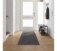 Carpet Runner Grey 80 x 500 cm 100% Polypropylene Tuft