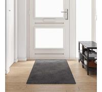Carpet Runner Grey 80x300 cm Polypropylene Tuft Non-Slip Hallway Rug Comfortable