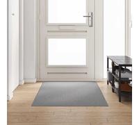 vidaXL Carpet Runner Light Grey 100 x 200 cm 100% Polypropylene, Hallway Decor, Modern Runner Rug, Non-Slip Design, Textured Polypropylene, Elegant Entryway Carpet, Functional Indoor