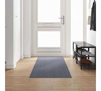 Carpet Runner Light Grey 80x300cm Fabric Non-Slip Needle-Felt Hallway Rug Plush