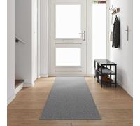 Carpet Runner Light Grey 80x500 cm 100% Polypropylene Non-Slip Flat Indoor Entry