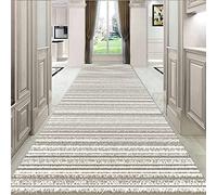 Carpet Runner Rug for Entryway 150cm 200cm 250cm 300cm 350cm 400cm 500cm 600cm | Very Long Hallway Hall Runner Narrow Area Rugs 60×150cm 60×250cm 80×300cm, Modern Stripes ( Size : 60x300cm/2ftx9.8ft )