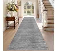 Carpet Runner Rugs for Hallway Long Non Slip 40 x 100 cm Grey Washable Kitchen Runner Rugs for Hallway Absorbent Area Rugs Carpet Floor Mat Hallway Runner Rug for Entryway Laundry Bedside Corridor