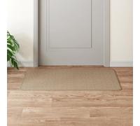 Carpet Runner Sand 50x100 cm Sisal Look Machine Washable Hallway Rug Non-Slip5mm