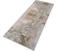Carpet Runners for Hallways Kitchen Laundry Entryway Non-Slip 70X160CM Washable Brown Blue Hallway Runners Rugs Area Rugs for Floor Door Mat Runner for Hallway Entryway Bedroom Kitchen Laundry Room