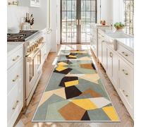 Carpet Runners for Hallways Non Slip Long 100 x 300 cm Kitchen Carpet Washable Runner Rug Hallway Hall Runners Absorbent Door Mats Indoor Narrow Rugs Decor for Entrance Bedroom Living Room Bathroom