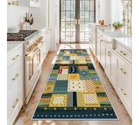 Carpet Runners for Hallways Non Slip Long 50 x 180 cm Kitchen Carpet Washable Runner Rug Hallway Hall Runners Absorbent Door Mats Indoor Narrow Rugs Decor for Entrance Bedroom Living Room Bathroom