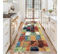 Carpet Runners for Hallways Non Slip Long 70 x 450 cm Kitchen Carpet Washable Runner Rug Hallway Hall Runners Absorbent Door Mats Indoor Narrow Rugs Decor for Entrance Bedroom Living Room Bathroom