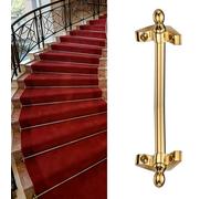 Carpet Runners Gripper Rods with Finial Ends, Minimalist Tubular Design for Residential and Museum Use, Set of 10