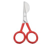 Carpet Scissors Duckbill Scissors Carpet Trimming Shears Stainless Steel Ergonomic Handle Lightweight Easy to Use for Home Office School Kitchen Camping Multipurpose Applique (Red)