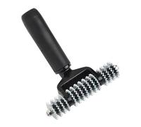 Carpet Seam Roller Tool with 5-Inch Star Wheel Head for Professional Carpet Installation, Repair & Splicing - Die-Cast Handle, Black/Silver