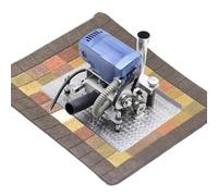 Carpet Shearing Machine, 500W Electric Flat Shearing Rug Trimmer with 3in Blade & Depth Adjustable, Professional Handheld Tool for Carpet Making & Rug Tufting