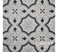 Carpet Shop Online Metro Splash Juniper Floral Tile Vinyl Floor Sample 10Cm X 10Cm