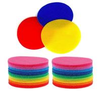 Carpet Spot Markers, Wanfoou 50 PCS Carpet Markers Floor Dots, Multicolor Round Floor Spot Sit Stickers for Classroom Kindergarten Decoration Teacher Supplies, Circle Sitting Dots