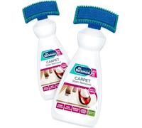 Carpet Stain Remover with Cleaning Brush 650ml - Works in 3 mins - Oxy-Powered Fast-Acting Deep Cleaner for Old Stains & Odours - Colour and Fabric Safe, Pet Friendly