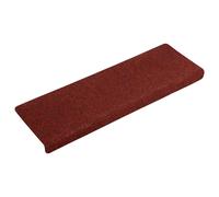 vidaXL Stair Mats Carpet Stair Tread Stair Step Rug 15 pcs Needle Punch Cream