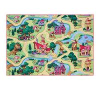 Carpet Studio Candy Town Play Mat 140x200cm, Non Slip Kids Rug, Road Mat Car, Boys & Girls, Bedroom Rug Children, Washable