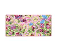 Carpet Studio Car Play Mat for Children 95x200cm, Non Slip Kids Rug, Road Mat Cars, Boys & Girls, Bedroom Accessories, 30°C Washable - Sweet Town