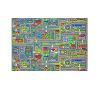 Carpet Studio Playcity Play Mat 95x200cm, Non Slip Kids Rug, Road Mat Car, Boys & Girls, Bedroom Rug Children, Washable