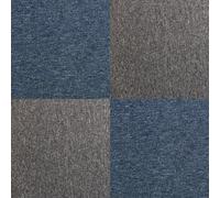 Carpet Tiles 40 x Storm Blue & Anthracite 10 Metres Squared