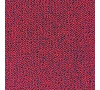 Carpet Tiles - 5 SQM, 20 Tiles in Red (Floating, Bitumen Backing)