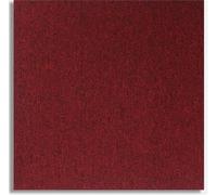 Carpet Tiles 50x50 cm 20 Pack 5 Square Meters for Home Office Living Room Bedroom Commercial Floor (Red)