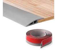 Carpet to Tile Transition Strip, Overlap Edge Reducer, Floor Edging Trim for Uneven Heights, 13.1ft/4m Doorway Ramp, Perfect Threshold Solution for Smooth Transitions