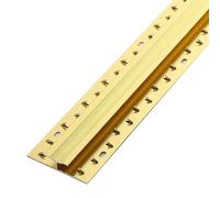 Carpet To Wood Or Tile Laminate Joining Strip - Floor Transition Edge Trim Metal Door Bar Easy-Fit Threshold Cover Strips(Gold,C)