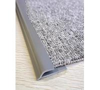 Carpet Trim Strip Carpet Edging Binding Tape - Adhesive Trim for Mats and Tile Flooring, Flexible Transition Reducer, Multiple Lengths Available(Light gray,1m/39in)
