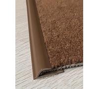 Carpet Trim Strip Carpet Edging Binding Tape - Adhesive Trim for Mats and Tile Flooring, Flexible Transition Reducer, Multiple Lengths Available(Dark brown,2m/78in)
