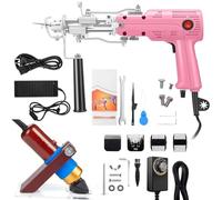 Carpet Tufting Gun Starter Kit - 2-in-1 Loop Pile Gun, High Speed 5-40 Needles/Second, Ideal for Tufting Enthusiasts