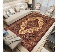 carpet Turkey Persian Carpet Anti-slip Washable Carpets for Living Room Bedroom Study Decorative Area Large Rugs 120x160cm rugs (Color : A, Size : 80x160cm)