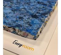 Carpet Underlay Every Room 11mm Light Blue (15 Sqm) 1.37M(Width) X 11M(Length)
