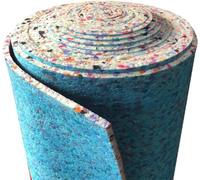 Carpet Underlay Soft 10mm Thick 15m² Roll | Cushioned PU Foam | Noise Reducing Thermal Insulation Carpet Underlay