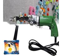 Carpet Weaving Gun, Rug Gun, 360° Rotable Handle + Speed :5-40 Stitches/s, 2-in-1(Cut/Loop Pile), for Beginners, A Must Have for Tufting Lover,A