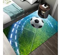 Carpets For Bedrooms Teenager Boy Gril 3D Football Basketball Tennis Bed Rugs Bedroom Living Room Decorations Floor Indoor Area Rugs Washable Non-Slip Rugs Pads 60 X 90 Cm, Easy Clean /1710090141860