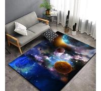 Carpets Outer Space Galaxy Planet Fantasy Landscape 3D Print For Living Room Antiskid Bedroom Kids Play Area Rug Child Crawl Floor Mat 50 X 80 Cm - Polyester Soft Touch Easy Clean, Stain -42995331786