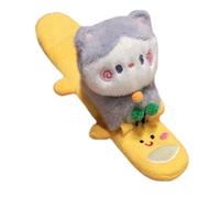 Carpincho Plush Bracelets, Pop Bracelets For Kids | Cute Capybara Plush Animal Bracelets, Slap Animal Bracelet, Capybara Plush Animals For Kids, Girls, Bicic, Consulte la descripción, PP cotton, short